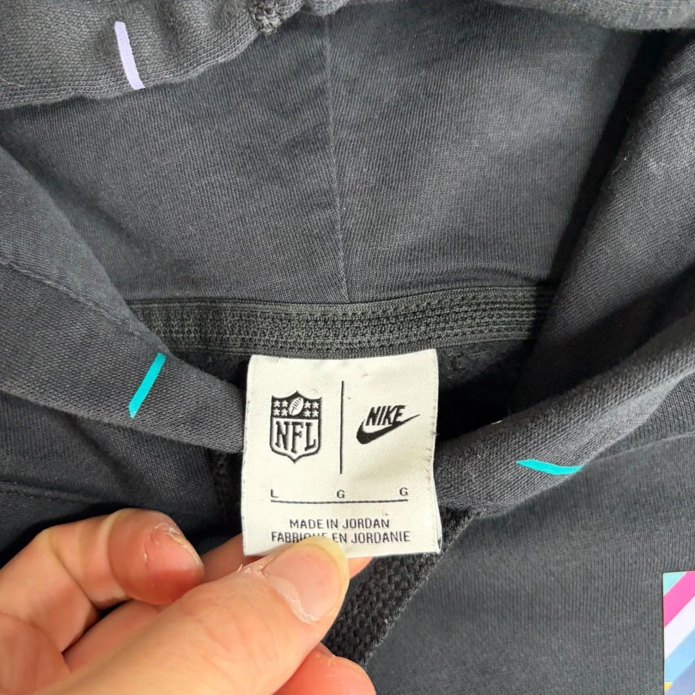 Nike NFL Kansas City Chiefs Crucial Catch Hoodie Black 01EZ-00A L